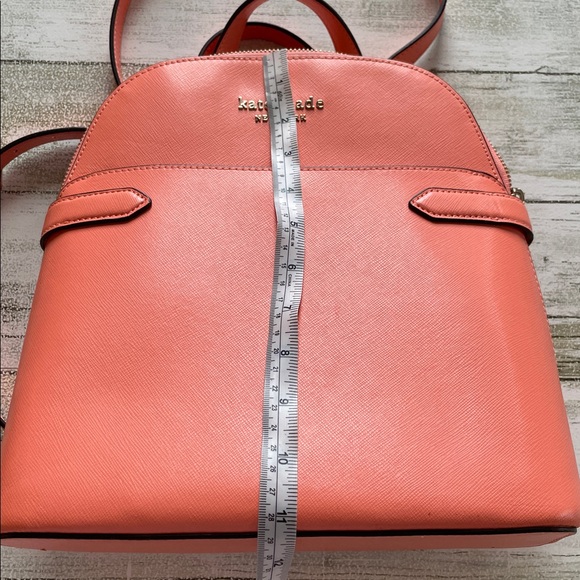 Kate Spade Coral-Orange Dome Backpack - Picture 5 of 7